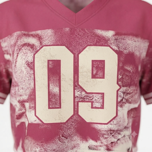 DROGEN EXPORT Vintage Heavyweight Breathable Heat-Transfer Printed 100% Polyester <b>Men's</b> <b>Pink</b> Shirt <b>Shorts</b> Set Streetwear Graphic - Product Image 6