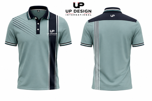เสื้อโปโลผู้ชายแบบกำหนดเอง แห้งเร็ว ผลิตจากโพลีเอสเตอร์ สำหรับทีมกอล์ฟ ชุดยูนิฟอร์ม พร้อมปักโลโก้ตามสั่ง ชุดกีฬาองค์กร รับผลิตแบบ OEM ODM - Product Image 4