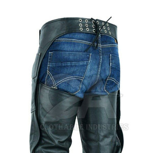 Long Lasting Stable Wear Professional Horseback Training Apparel Outdoor <b>Riding</b> Equipment Classic Brown Black Leather <b>Chaps</b> - Product Image 6