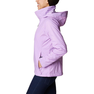 Chaqueta cortavientos personalizada de lavanda para mujer, impermeable, ligera, con capucha, para deportes al aire libre, para primavera y otoño. - Product Image 4