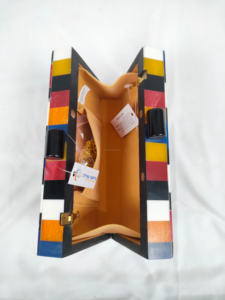 Sac à main en résine imperméable vintage bohème tendance avec chaînes pour femmes, pour les fêtes et les mariages, vente en gros en provenance d'Inde, pochette pour femmes - Product Image 5