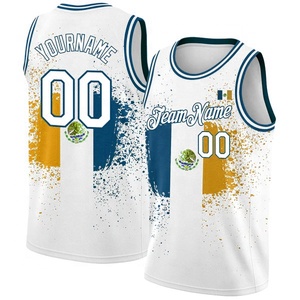 2025 buena calidad logotipo personalizado baloncesto secado rápido transpirable que absorbe la humedad antibacteriano uniformes deportivos luminosos - Product Image 5