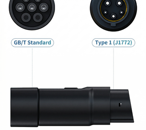 Adaptador de Carga para Vehículos Eléctricos con Certificación CE, GB/T a Tipo 1, Convertidor de Carga Rápida AC/DC, GB/T a SAE J1772 para Carga de Autos Eléctricos - Product Image 3