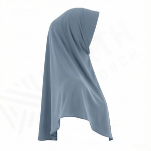 ผ้าคลุมศีรษะฮิญาบผ้าฝ้ายระบายอากาศได้ดี เนื้อผ้านุ่ม น้ำหนักเบา สวมใส่สบายในชีวิตประจำวัน สไตล์เรียบร้อย ผ้าคลุมศีรษะมุสลิมสำหรับผู้หญิง - Product Image 3