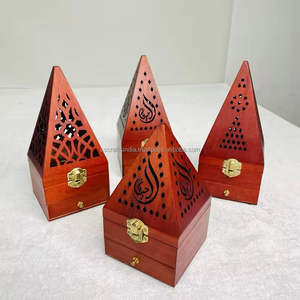 Export Quality <b>Light</b> Weight Handcrafted Wooden Cone Incense Burner Perfect for Meditation & Relaxation Available for Sale - Product Image 4