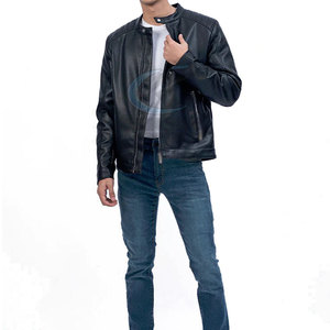 Veste en cuir d'hiver pour homme personnalisable 2026 : Créez votre propre modèle professionnel, écologique et respirant avec logo frontal - Product Image 2