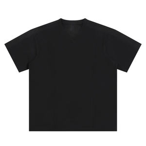 Chemise imprimée de haute qualité en stock, T-shirt tendance pour homme avec impression de lettres, doublure en maille, logo personnalisé - Product Image 3