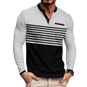Chemise de golf de luxe pour homme PARAGON APPARELS, logo brodé personnalisé, manches courtes, anti-plis, respirante, polyester/coton - Product Image 3