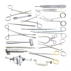 Ensemble d'instruments de neurochirurgie 85 pièces, kit d'instruments neurochirurgicaux réutilisables en acier inoxydable - Product Image 1