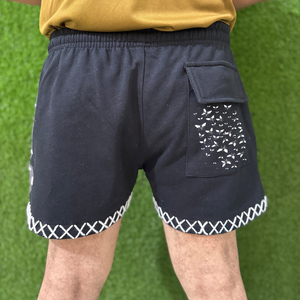 Shorts pour hommes en coton 100% avec logo imprimé personnalisé, taille adulte, fabrication pakistanaise, respirants. - Product Image 2