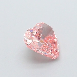 Diamant CVD rose vif fantaisie en forme de cœur de 1,01 carat, clarté VS2, polissage excellent, pierre cultivée en laboratoire, pour bijoux sur mesure - Product Image 4