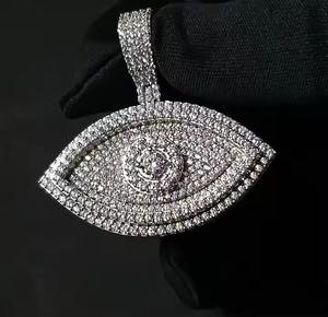 Pendentif hip-hop personnalisé en diamant, fabriqué en Inde, pour hommes, avec micro-pavés et finition de qualité supérieure, disponible au meilleur prix - Product Image 1