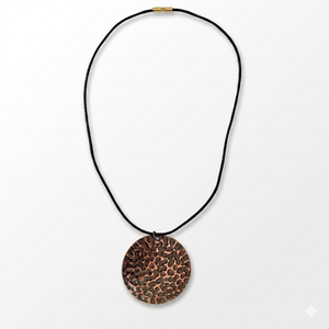 Collier pendentif en cuivre antique fait main avec motifs martelés, bijoux classiques, meilleur cadeau pour femme, prix de gros - Product Image 2