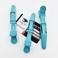 Pinces à cheveux crocodile antidérapantes à forte tenue, personnalisées, très vendues, pour extensions de cheveux, usage professionnel en salon