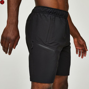 Pantalones Cortos Deportivos para Hombre, 100% Poliéster, de Secado Rápido, Transpirables, Tejidos, con Logotipo Personalizado, Cortavientos para Entrenamiento - Product Image 4