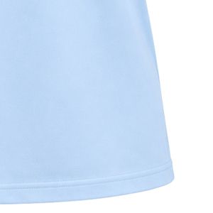 T-shirt décontracté pour femme JJ brodé bleu clair, col rond, manches courtes, coupe ajustée, en mélange de coton léger pour le quotidien - Product Image 6