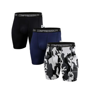 กางเกงรัดกล้ามเนื้อผู้ชายขายดี OEM พร้อมโลโก้สั่งทำ กางเกงฟุตบอลผ้าฝ้ายสำหรับออกกำลังกายและฟิตเนส เทคนิคการพิมพ์แบบ Sublimation - Product Image 1