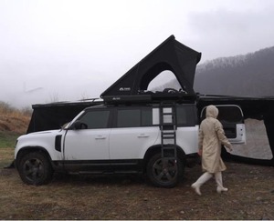 Tente de toit rigide légère pour 4x4, tente de camping-car, tente de toit escamotable pour voiture, personnalisable en aluminium - Product Image 1