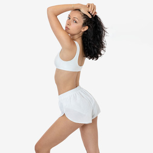 Shorts Deportivos de Poliéster/Nailon para Mujer, Cintura Media, con Logotipo Personalizado al por Mayor, Transpirables y de Secado Rápido - Product Image 1