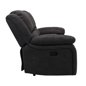 Wallace & Bay Marshall Console reclinabile nera Loveseat comode poltrone reclinabili - Product Image 4