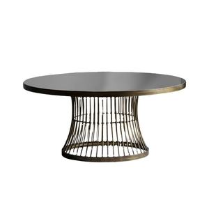 Decorative Round Furniture <b>Table</b> for Hotel Living Room Restaurant <b>Table</b> <b>Black</b> Color Modern Design Metal Iron Tea Furniture <b>Table</b> - Product Image 1
