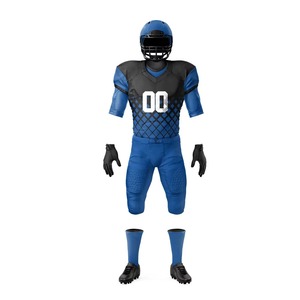 Conjunto de Uniforme de Fútbol Americano Personalizado Transpirable, Jersey y Pantalones con Sublimación Completa, Ropa Deportiva Resistente que Absorbe la Humedad - Product Image 2