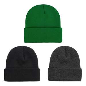 Gorro de Punto Personalizado Unisex de Color Sólido, 100% Acrílico, Gorro de Invierno de Estilo Casual para Adultos, 56-58CM, Gorro de Punto ODM OEM - Product Image 6