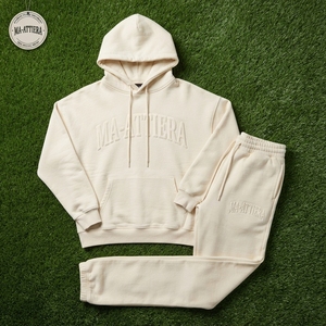 Conjunto de Sudadera con Capucha Oversize y Pantalones Jogger de Algodón Pesado Personalizado, Estilo Urbano, Venta al por Mayor OEM ODM - Product Image 6