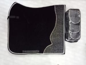 Tapis de selle équestre souple avec logo personnalisé pour chevaux Tapis de selle de style occidental Tapis de selle de cheval sautant stable - Product Image 2