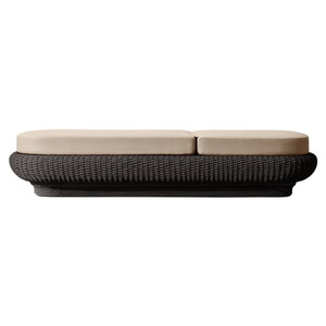 Modern The Langham Resort Rattan <b>Sunbed</b> With Cushion Premium Outdoor Daybed Pool Lounge Furniture Indonesia - Product Image 3