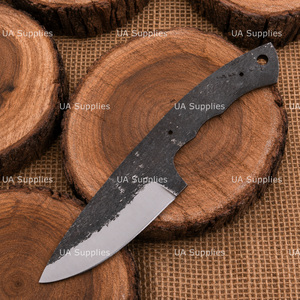 High Quality 1095 High Carbon Steel Full Tang <b>DIY</b> EDC Hunting Survival Camping Blank Blade OEM Customizable Knife Making <b>Kit</b> UA - Product Image 6