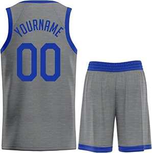 Maillot de basket-ball respirant et ensemble d'uniformes shorts vêtements de sport imprimés personnalisés avec logo grande taille disponible-XS - Product Image 4