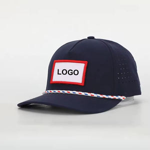 Good Quality Men's <b>Baseball</b> Cap Quick Dry Laser Cut Mesh <b>Ball</b> Blank Custom Curved Brim Snapback Hat - Product Image 4