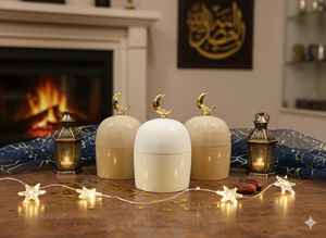 Elegante Tarro Decorativo con Dátiles y Dulces, un Set de Regalo de Lujo para Ramadán, Ideal para Regalar y Mejorar sus Celebraciones del Iftar - Product Image 4