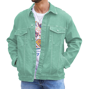 Chaqueta vaquera de mezclilla para hombre, informal, para otoño, con botones, de la mejor calidad, para invierno. - Product Image 1