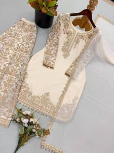 นำเสนอคอลเลคชั่นใหม่ ชุดเซ็ตเสื้อ-กระโปรงผ้าจอร์เจตต์ลายปักประดับเลื่อมสำหรับงานปาร์ตี้ พร้อมผ้าคลุมไหล่แบบกลับด้านได้ - Product Image 5