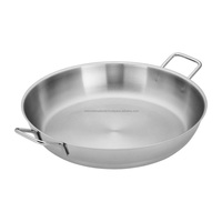 Wajan Penggorengan Stainless Steel 304 Multifungsi Anti Lengket Dalam untuk Memasak Grosir Komersial Peralatan Dapur Anti Lengket Korea