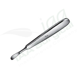 Curette osseuse Trelat Raspatoriens 15 cm 8 mm Instrument chirurgical manuel Chirurgie générale Classe I Réutilisable Acier inoxydable Hôpital - Product Image 5