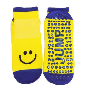 <b>Hot</b> Selling Cotton Blend Autumn Knitted Crew Letter Pattern Anti-Slip Trampoline Ankle Thick <b>Socks</b> Custom Anti-Bacterial - Product Image 3