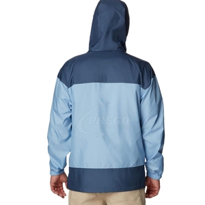 <b>Men</b> Outdoor Shell <b>Jacket</b> <b>Lightweight</b> Hooded <b>Rain</b> Protection <b>Jacket</b> Custom Logo Full Zip Utility Outerwear OEM Supplier - Product Image 5