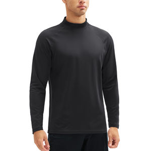 Camisetas de compresión para hombre, manga larga, ligeras, de secado rápido, atléticas, de tela elástica, camiseta interior, ropa de gimnasio. - Product Image 3