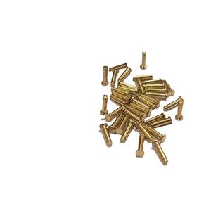 Contacto Pin de latón con ranura Calidad superior Conector electrónico médico chapado en oro Pin de contacto a un precio confiable - Product Image 1