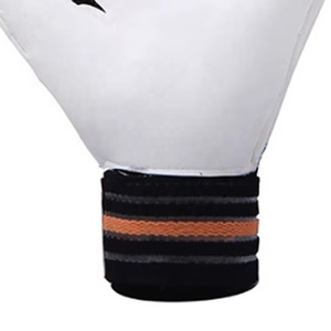 Gants de gardien de but de football en latex gaufré allemand rose et blanc de qualité supérieure, design personnalisé, sangle élastique allemande de 4 mm, paume plate - Product Image 5