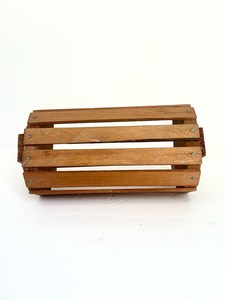 Modern Eco-Friendly Solid Wood Decor Storage <b>Basket</b> with Handles for <b>Shelves</b> Cabinets Countertops (Customizable Tolerance) - Product Image 2