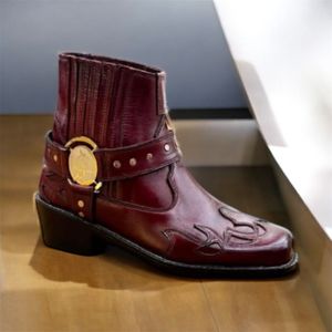 รองเท้าบูทคาวบอยเม็กซิกันทำด้วยมือปรับแต่งเอง | รองเท้าบูทตะวันตกหนังวัวแท้สำหรับทุกฤดูกาล | - Product Image 1