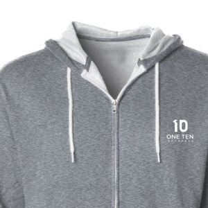 Custom Unisex Lightweight <b>Zip</b> <b>Hooded</b> Sweatshirt Comfortable Breathable Hoodie for Gym Running Outdoor Activities and Casual - Product Image 3