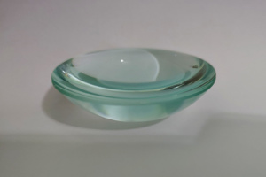 Lentille en verre double convexe pour la réfraction de la lumière et le grossissement Outil d'enseignement des sciences biconvexes éducatif OEM personnalisable - Product Image 3