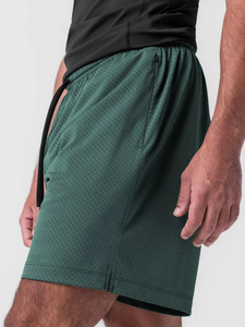 Pantalones Cortos Deportivos Transpirables de Secado Rápido para Hombre, Nuevos Pantalones Casuales de Baloncesto y Playa con Bolsillo con Cremallera, Cintura Media, Color Sólido - Product Image 2