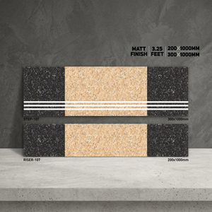 Estar — tapis d'escalier certifié en porcelaine, finition mate 1000x300mm, corps complet antidérapant, carreaux, pleine qualité - Product Image 6