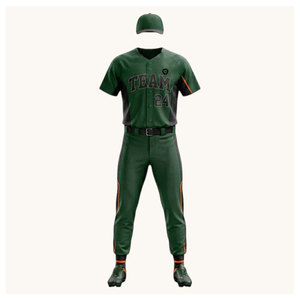 Ensemble d'uniformes de baseball haute performance Tissu léger et respirant Look élégant Parfait pour l'entraînement, les matchs et l'uniforme d'équipe - Product Image 1